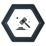 Cobranza Especializada Judicial: Ícono que denota habilidades en la gestión de cobranza fuera de los tribunales. Confedeuda